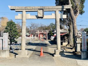 古尾谷八幡神社・鳥居