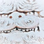 石浜神社・吽形狛犬フェイス