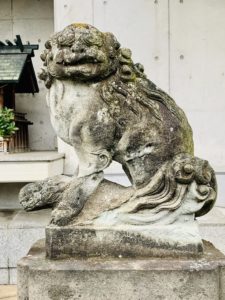 北谷稲荷神社・阿形狛犬