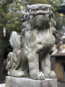 天神社・吽形狛犬