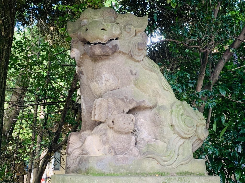 小金井神社・内藤狛犬