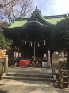 小野照崎神社の拝殿