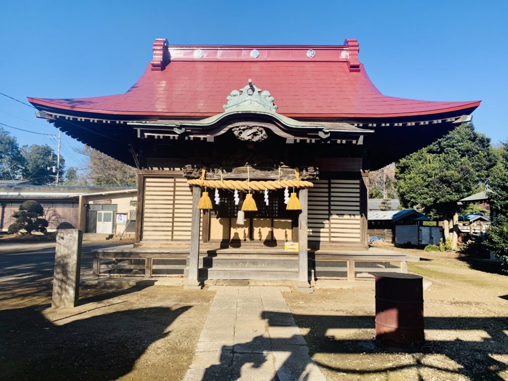 南永井八幡神社・拝殿