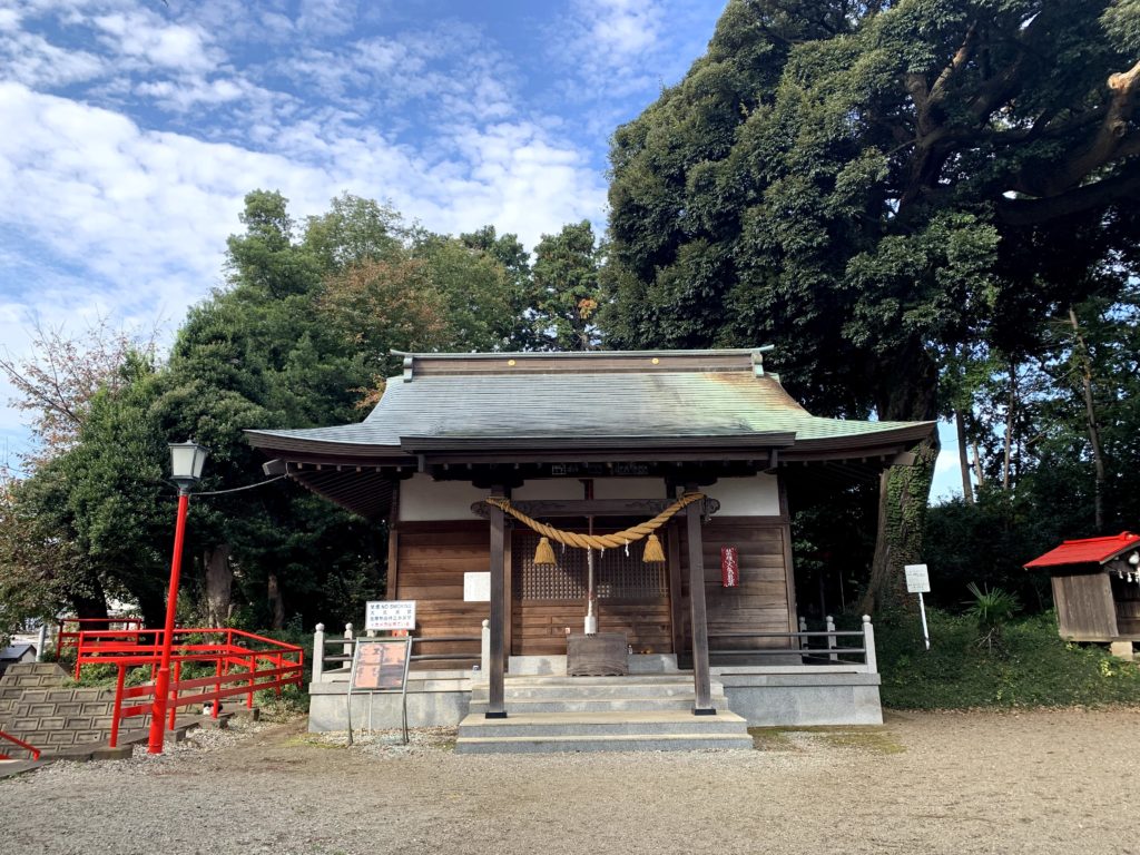 柳崎氷川神社の拝殿