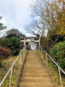 汁守神社の階段