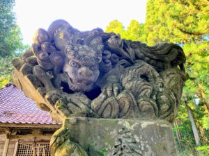 鹿島神社・阿形狛犬
