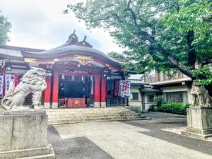 旗岡八幡神社・拝殿