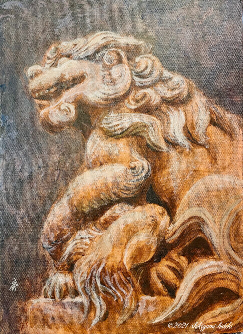碑文谷八幡神社の狛犬