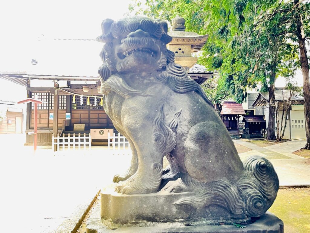 中村八幡神社の狛犬