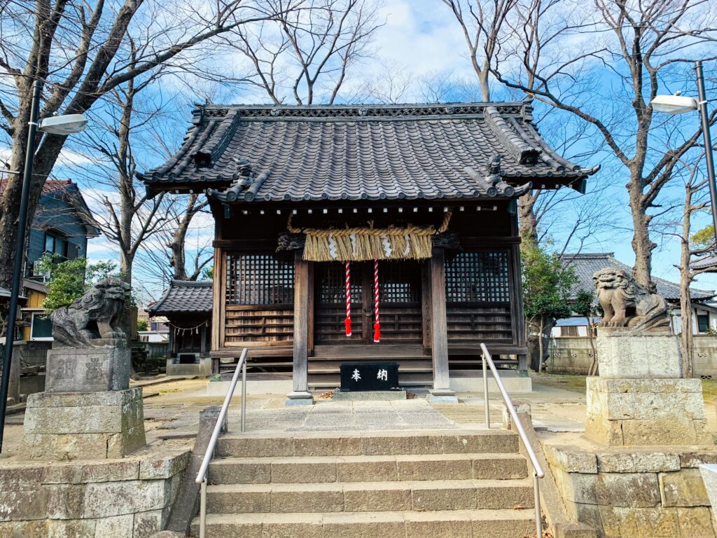 天祖神明神社の拝殿