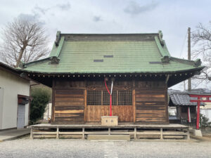 大道神社の拝殿