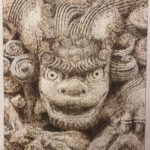 「獅子の眼差し」ウッドバーニング